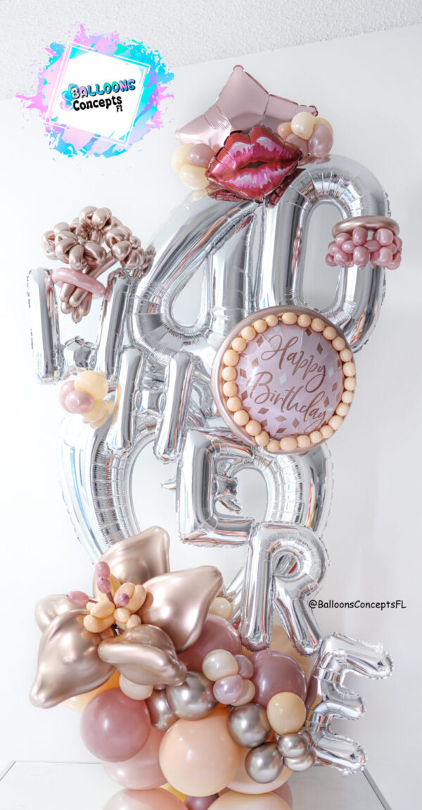 Lets Celebrate Age Balloon Bouquet