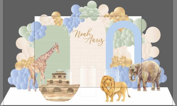 Noah's Arc Part Backdrops- Digital File